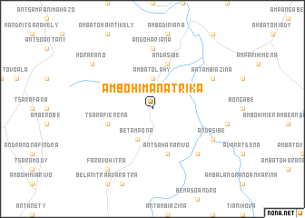 map of Ambohimanatrika