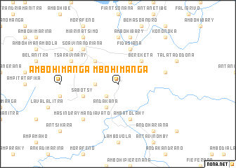 map of Ambohimanga