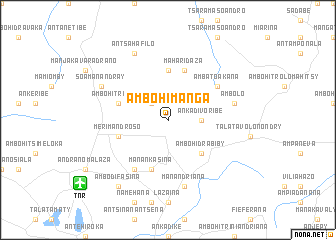 map of Ambohimanga