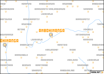 map of Ambohimanga