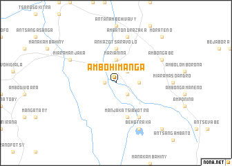 map of Ambohimanga