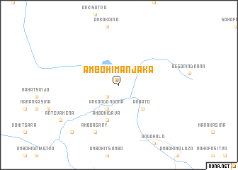 map of Ambohimanjaka