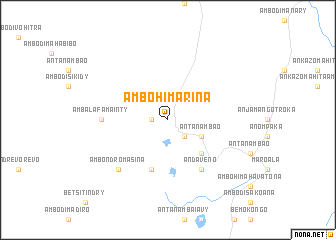 map of Ambohimarina