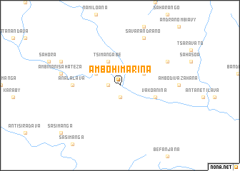 map of Ambohimarina