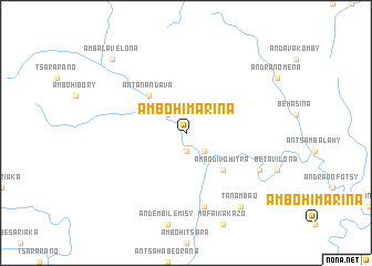 map of Ambohimarina