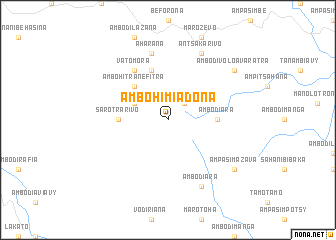 map of Ambohimiadona