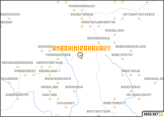 map of Ambohimirahavavy