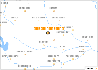map of Ambohinarenina