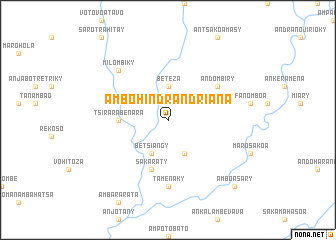 map of Ambohindrandriana