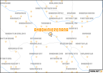 map of Ambohinierenana