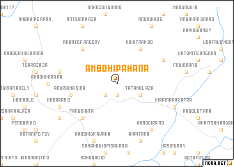 map of Ambohipahana