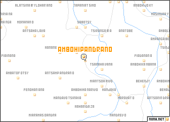 map of Ambohipandrano