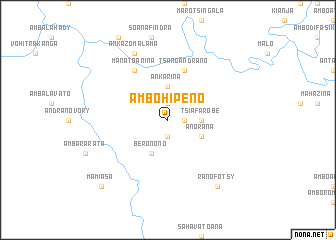 map of Ambohipeno