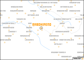 map of Ambohipeno