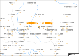 map of Ambohipierehana
