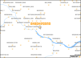 map of Ambohipoana