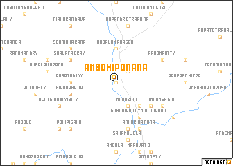 map of Ambohiponana