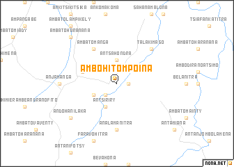 map of Ambohitompoina