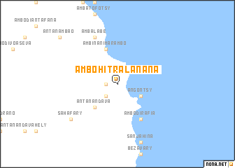 map of Ambohitralanana