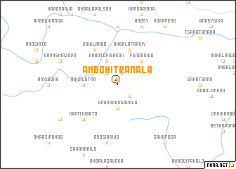 map of Ambohitranala