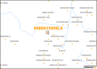 map of Ambohitranala