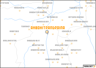 map of Ambohitrandraina