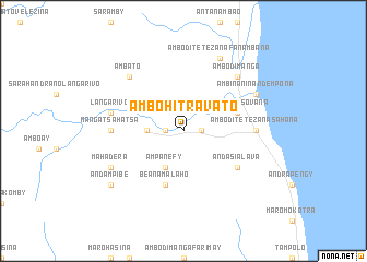 map of Ambohitravato