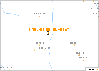 map of Ambohitrimarofotsy