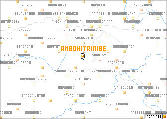 map of Ambohitrinibe