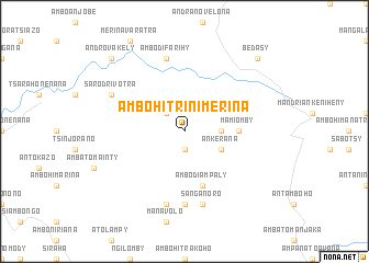 map of Ambohitrinimerina