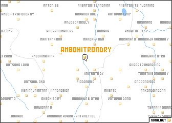 map of Ambohitrondry