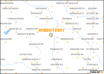 map of Ambohitrony