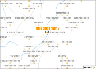 map of Ambohitrony