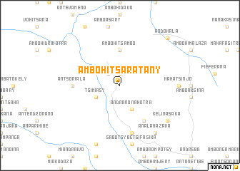 map of Ambohitsaratany