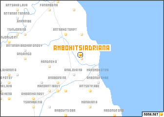 map of Ambohitsiadriana