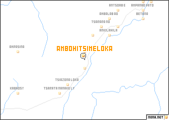 map of Ambohitsimeloka