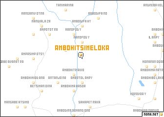 map of Ambohitsimeloka