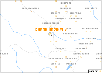 map of Ambohivorikely