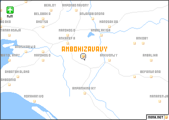 map of Ambohizavavy
