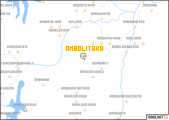 map of Ambolitaka