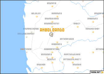 map of Amboloando