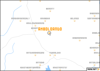 map of Amboloando