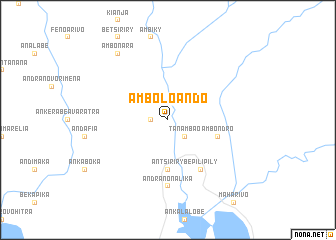 map of Amboloando