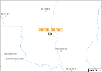 map of Amboloando