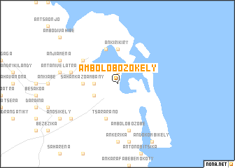 map of Ambolobozokely