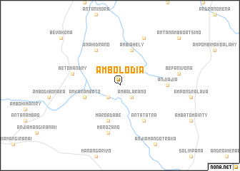 map of Ambolodia