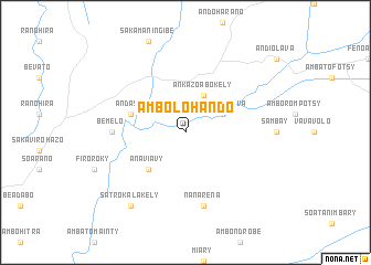 map of Ambolohando