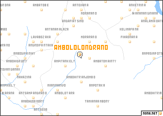 map of Ambololondrano