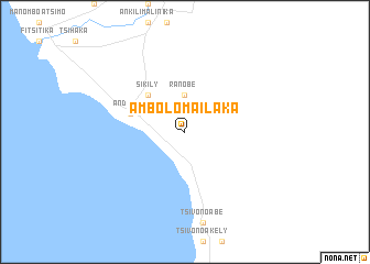 map of Ambolomailaka