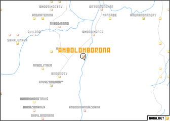 map of Ambolomborona